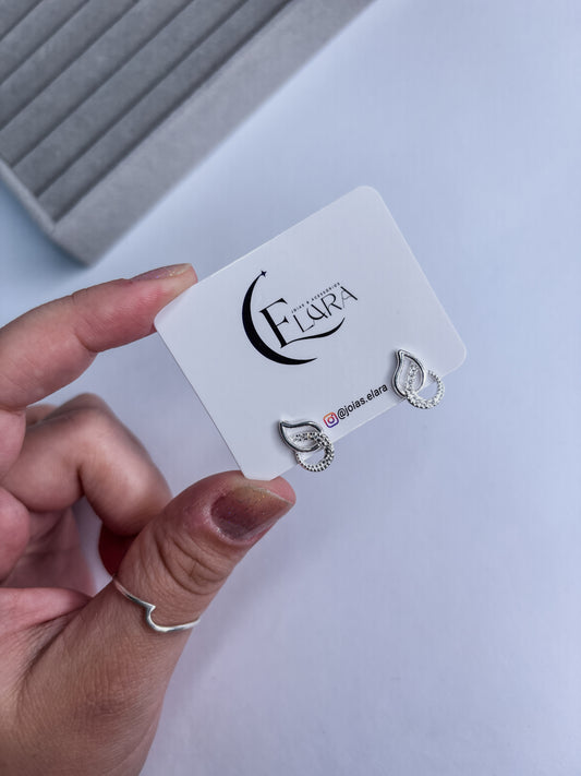 Brinco Goccia — Brinco Duas Gotas em Prata