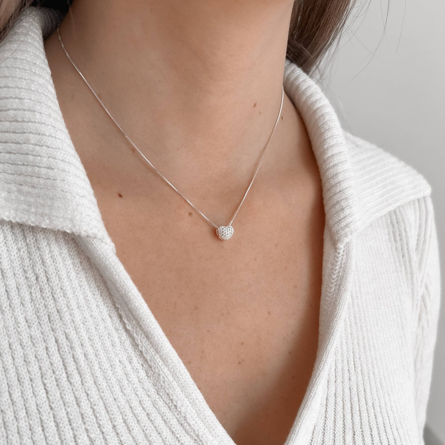 Colar Coração Cravejado - Elara