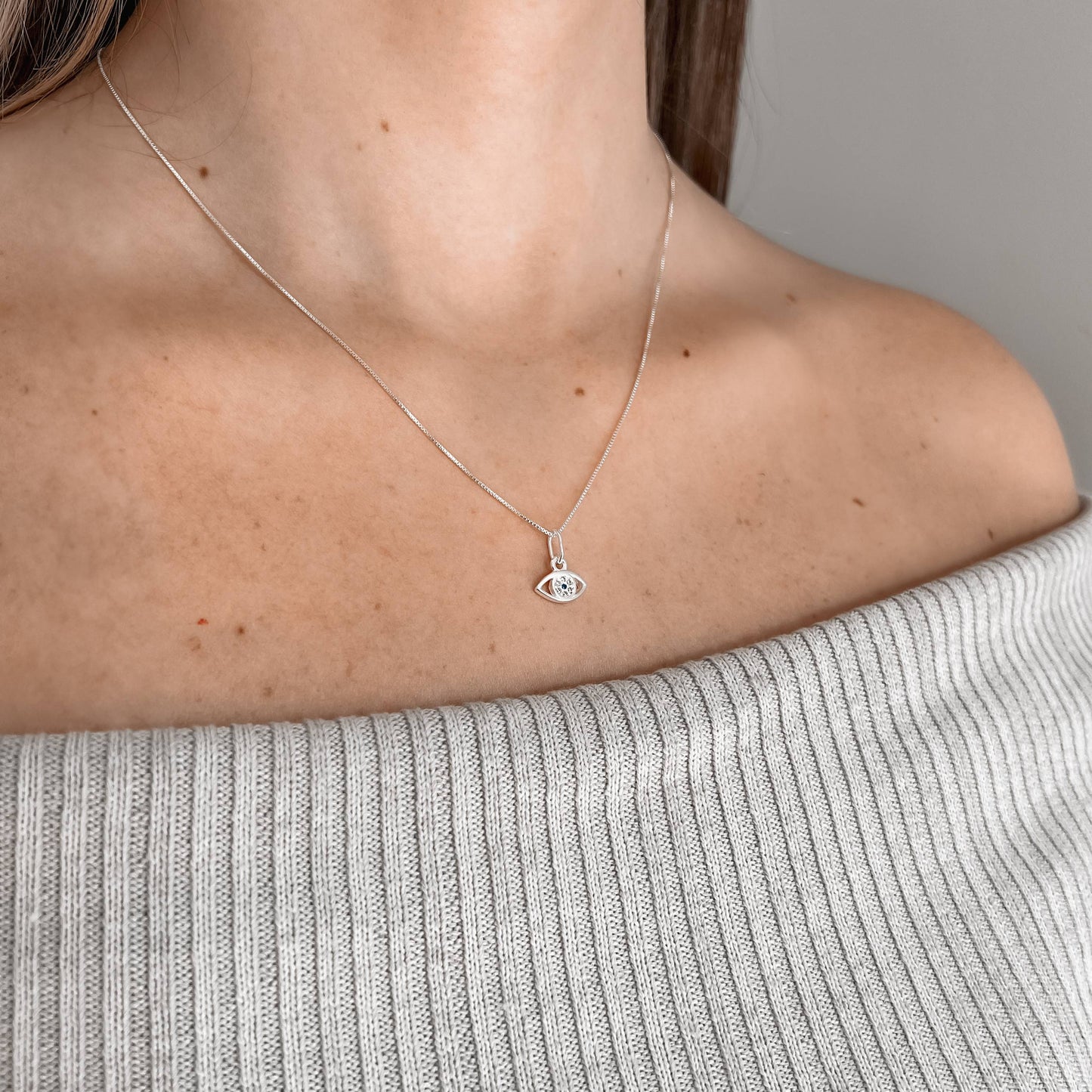 Colar Olho Grego Cravejado - Elara