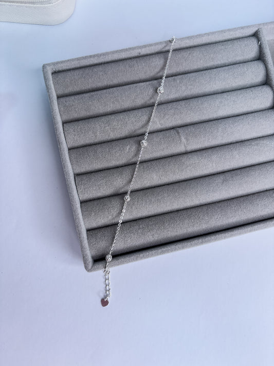 Pulseira LUMINA – Pulseira de Esferas em Prata