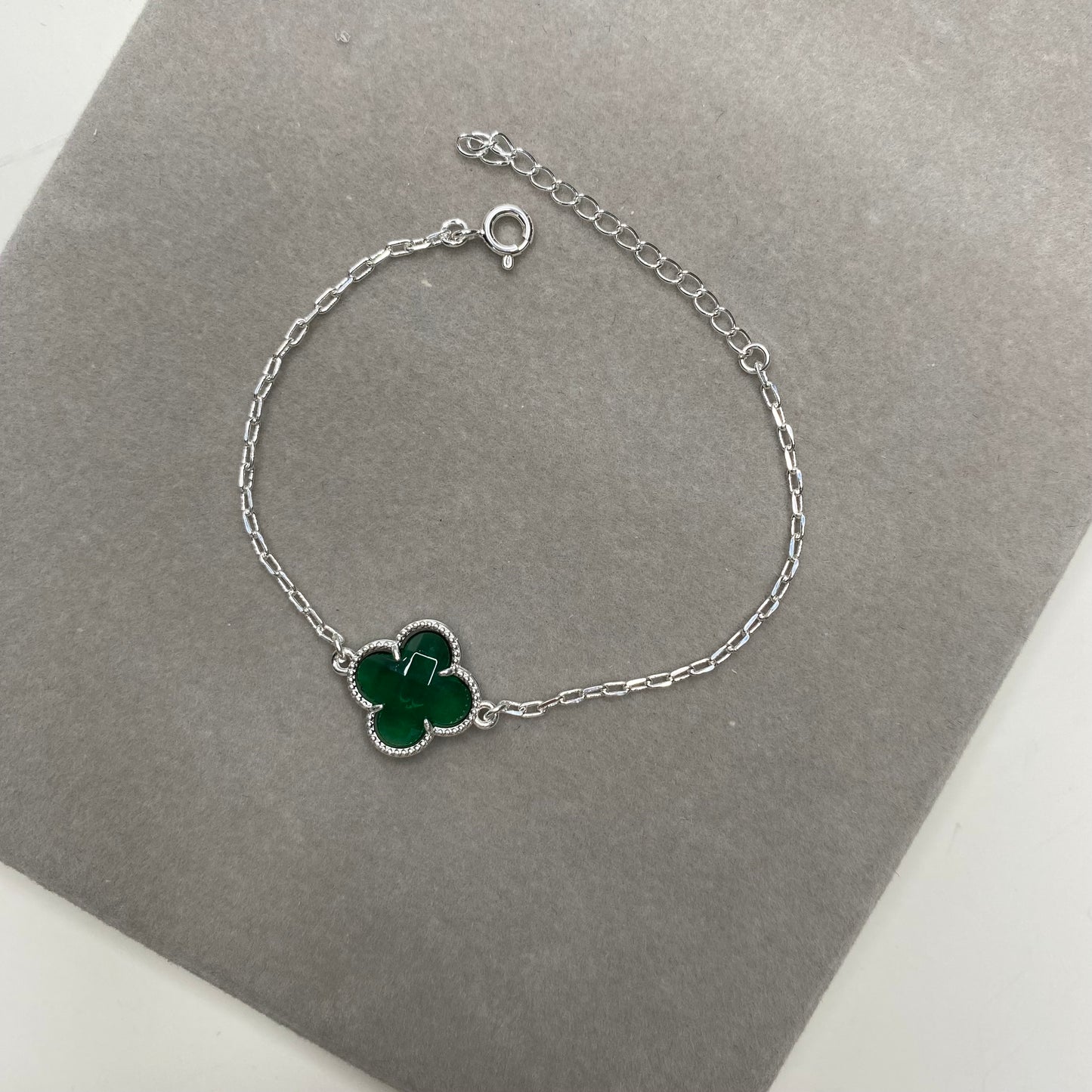 Pulseira trevo - verde (Virgínia)