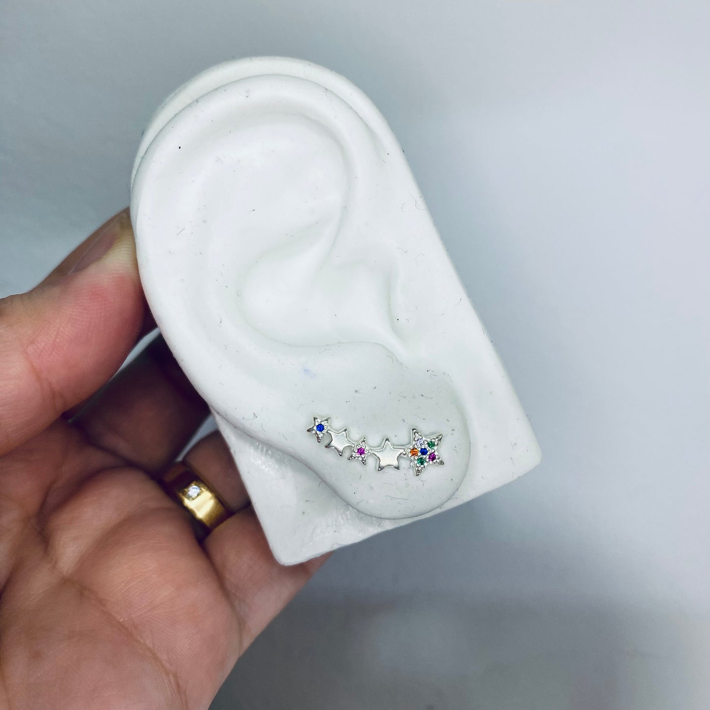 Brinco EarCuff de Estrelas