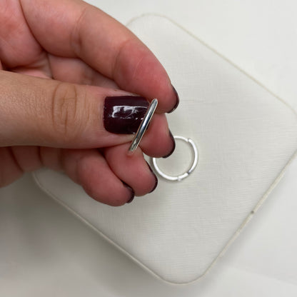 Argola de click fina - pequena