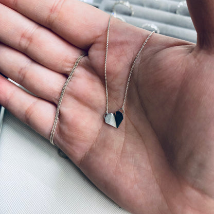 Colar - Coração Origami