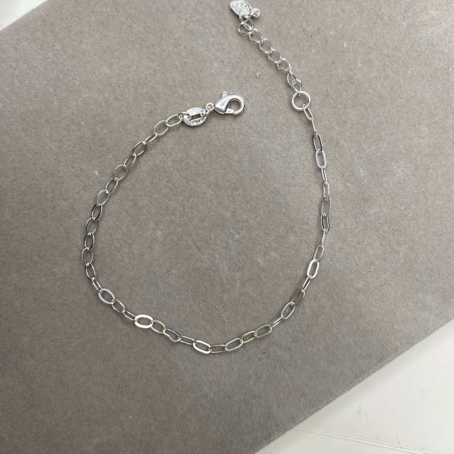 Pulseira de elos ovais