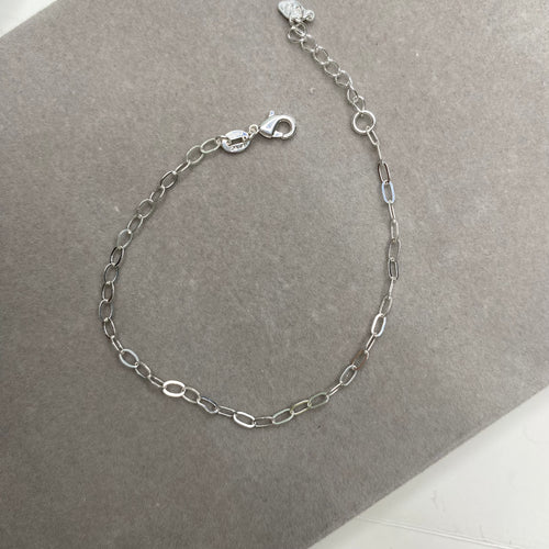 Pulseira de elos ovais