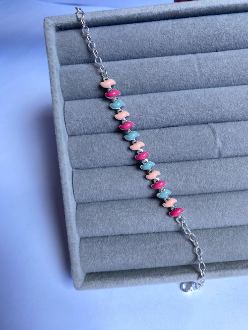 Pulseira pétalas rosas - MÍRA