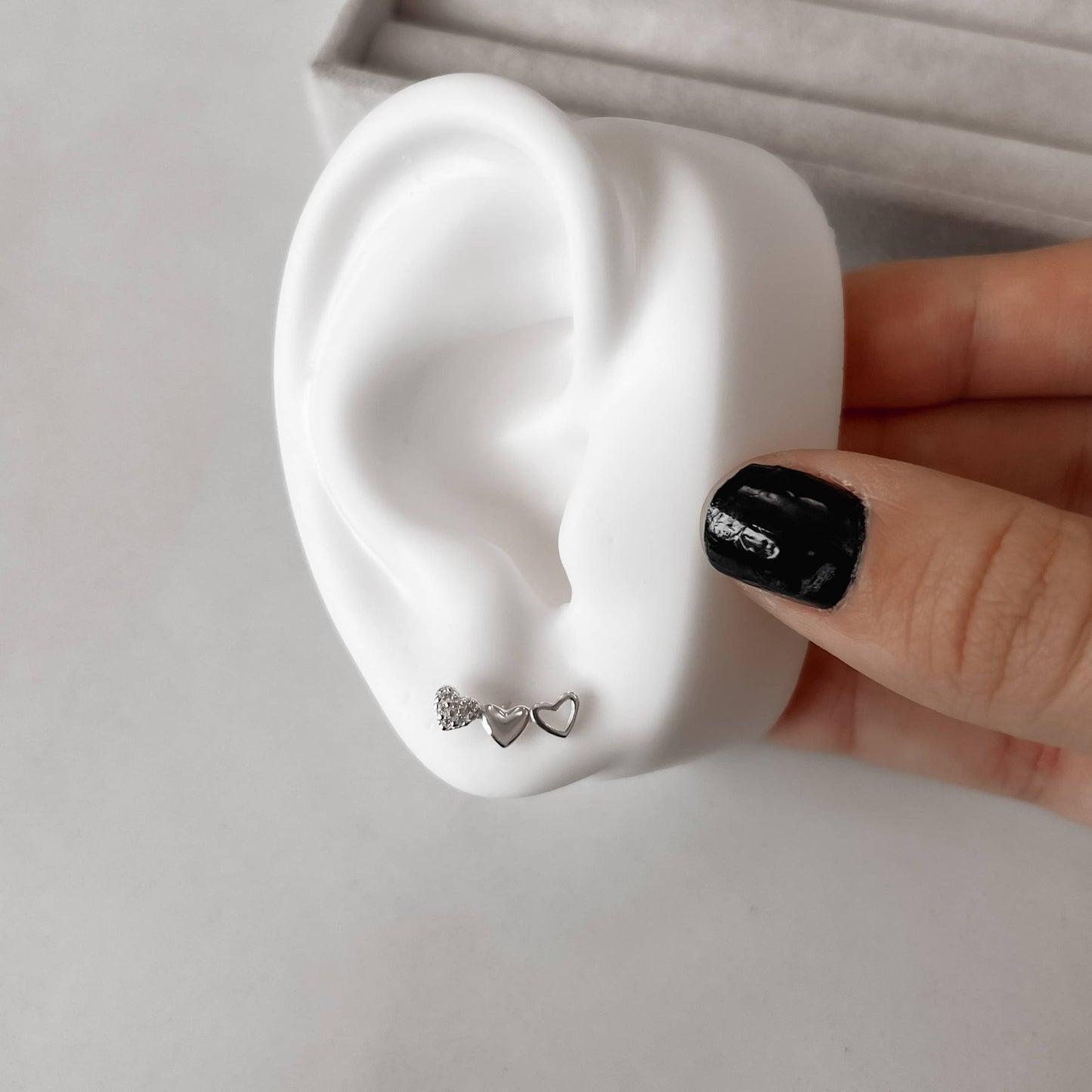 Brinco 3 corações - Elara