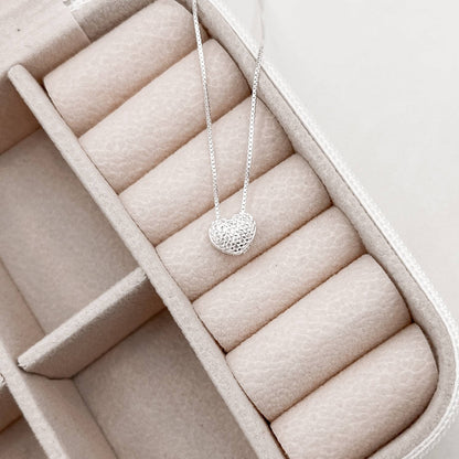 Colar Coração Cravejado - Elara