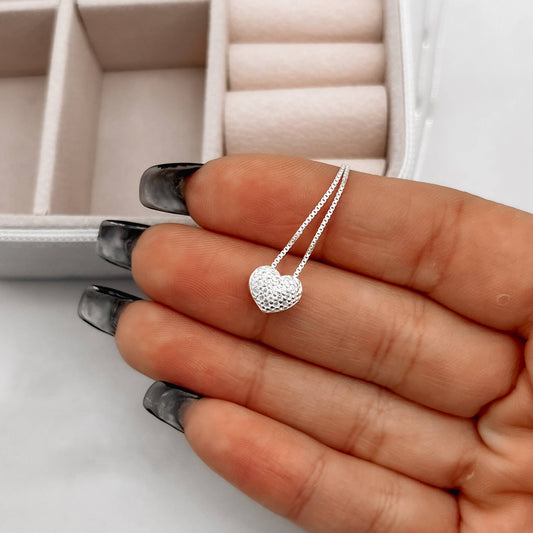 Colar Coração Cravejado - Elara