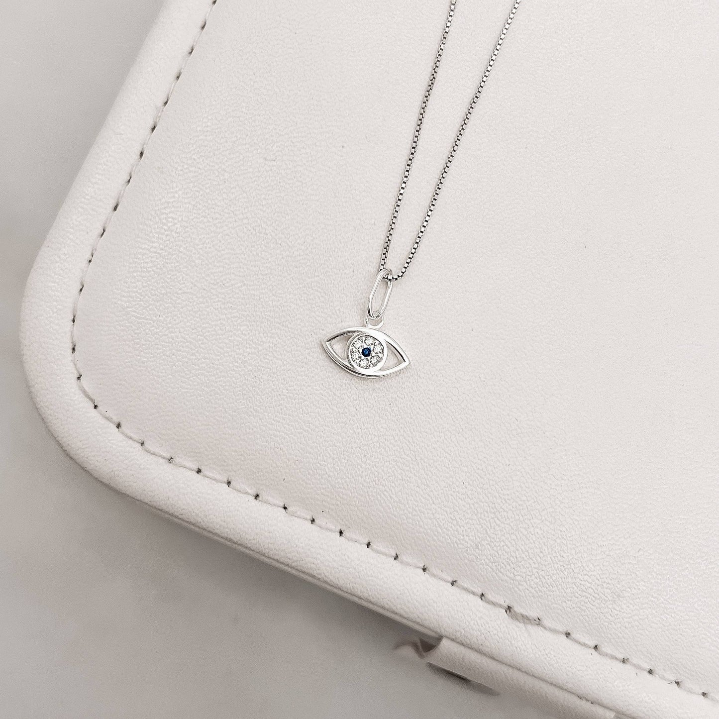 Colar Olho Grego Cravejado - Elara