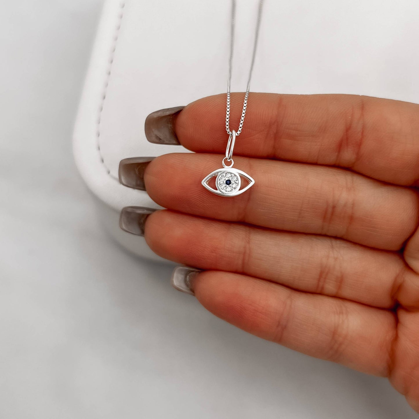 Colar Olho Grego Cravejado - Elara