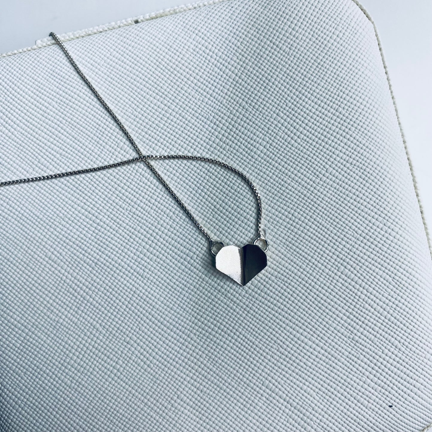 Colar - Coração Origami