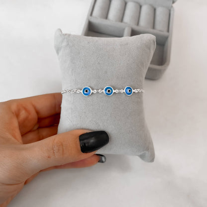 Pulseira trio olho grego - Elara